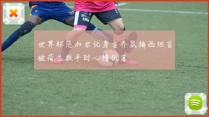 世界杯范加尔化身吉乔鼠梅西坦言被荷兰扳平时心情低落